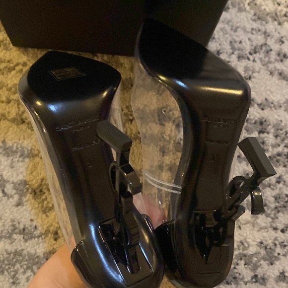 Saint Laurent Patent Calfskin PVC Opyum Black - Picture 7 of 16